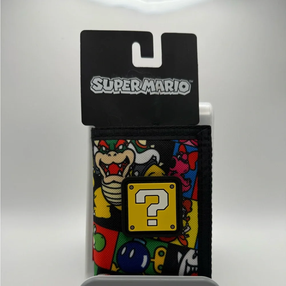 Nintendo Super Mario Black Wallet (Brand New) - Picture 1 of 6